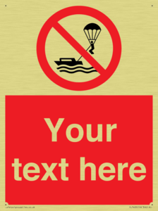 Custom No parasailing